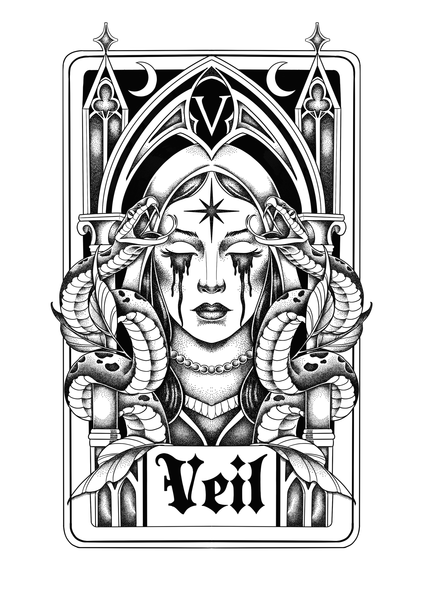 The Veil A4 Print
